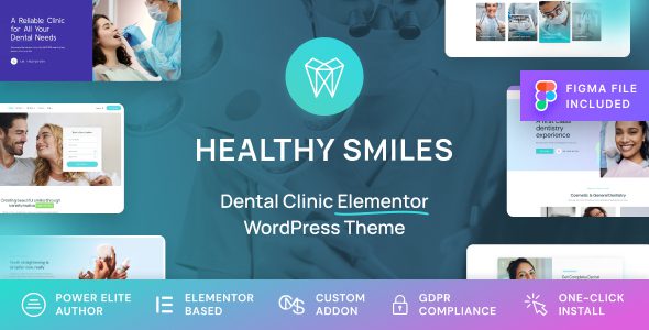 Healthy Smiles – Dental WordPress Theme